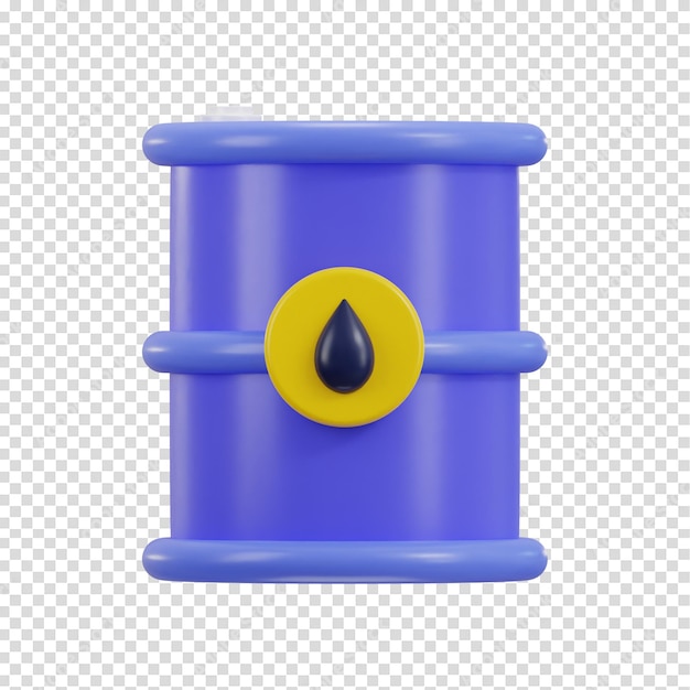 3d-ölfass-container-symbol-vektor-illustration