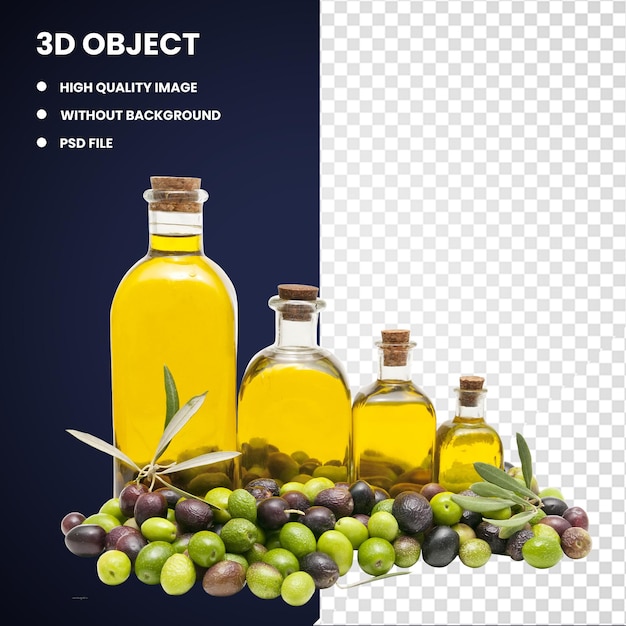 3d Olio d'oliva cucina mediterranea cucina greca