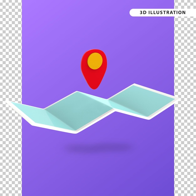 3d on-line entrega serviço de rastreamento de localização pin marcador de ponto de localização do mapa