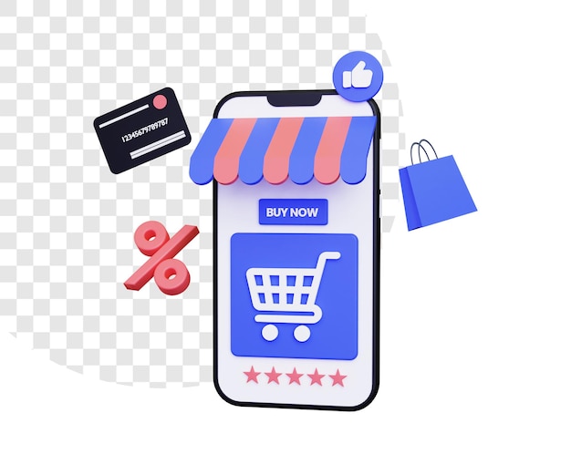 3D-Online-Shopping-Illustration