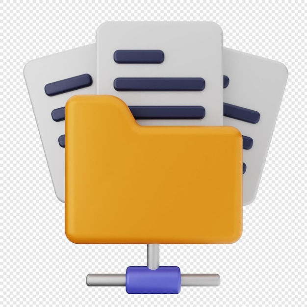 3D-Ordner-Datei-Symbol