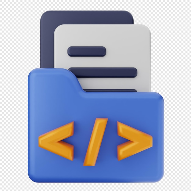 3D-Ordner-Datei-Symbol
