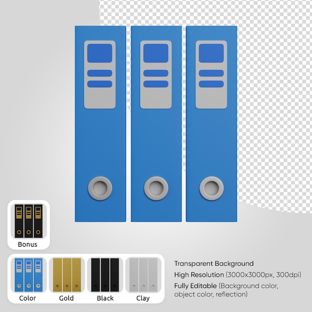 PSD 3d-ordnerarchiv