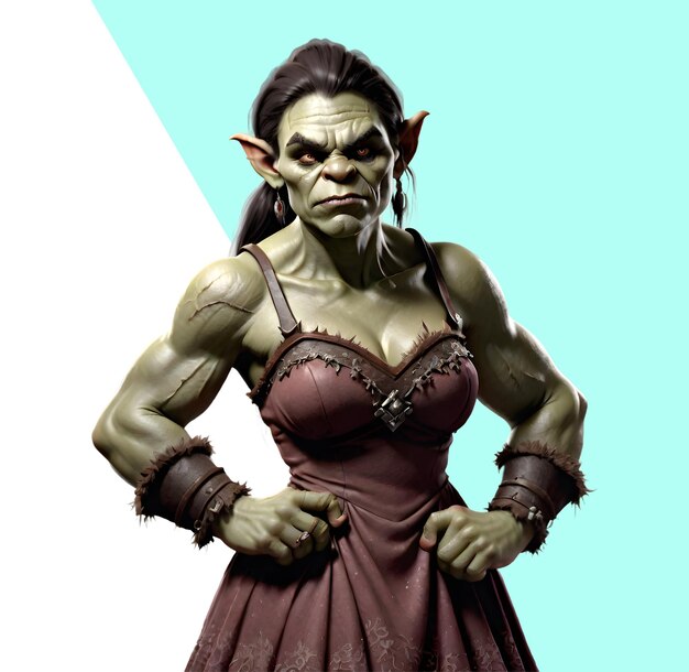 PSD 3d-ork-frau