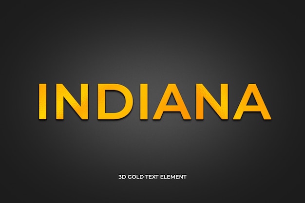 3D Oro Efecto de texto elemento indiana transparente editable Psd