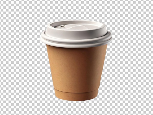 PSD 3d-papierbecher für kaffee