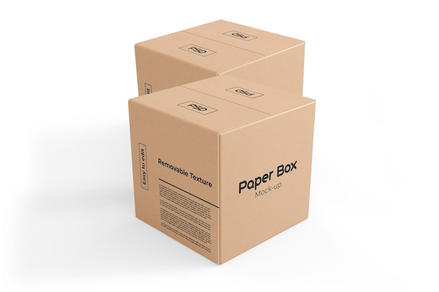 3D-Papierbox-Modell