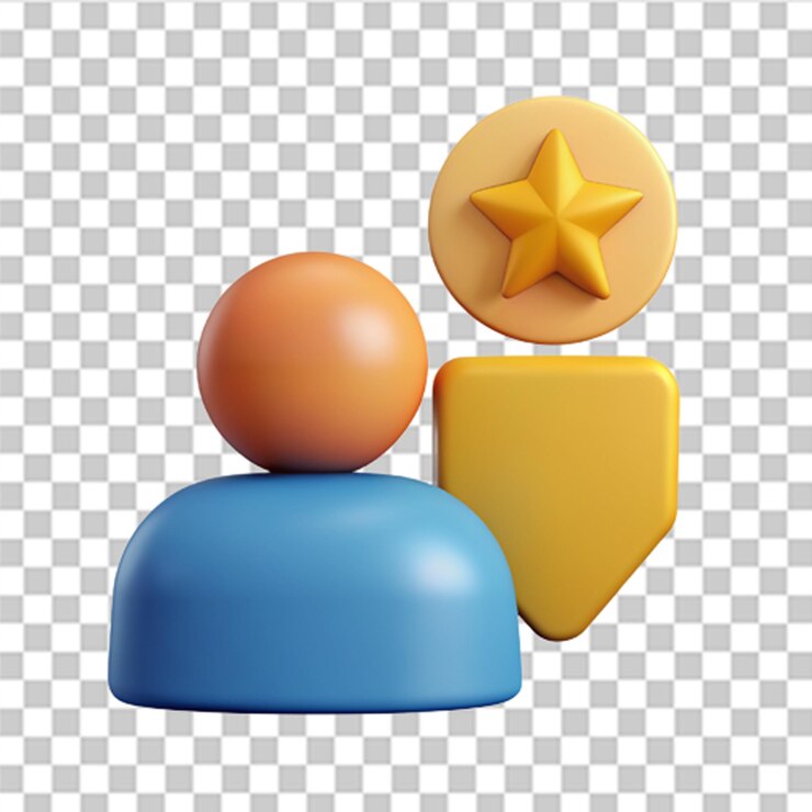 PSD 3d persona con estrella puntuación de retroalimentación del consumidor o del cliente nivel de satisfacción y concepto de crítica encuesta de retroacción en línea o concepto de revisión vector de moda y moderno en estilo 3d