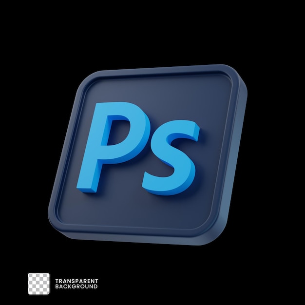 3D Photoshop Icon