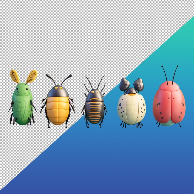 PSD 3d plagas e insectos