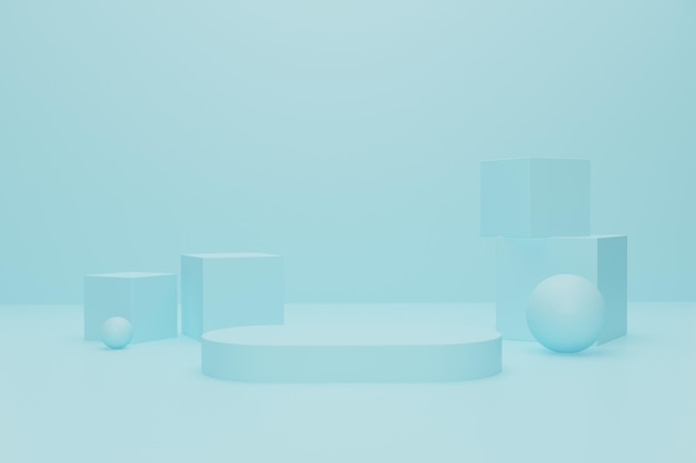 3D-Podium für die Produktanzeige