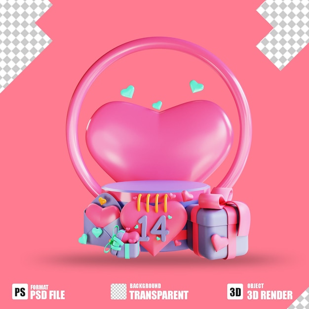 3D Podium Love Sale 2 passend zum Valentinstag