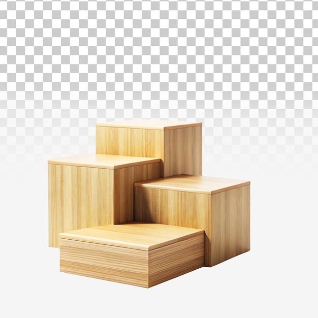 3d podium png isolato su sfondo trasparente