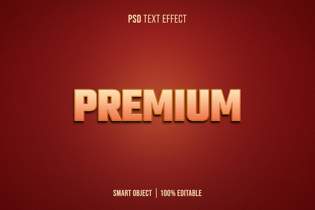 3D-Premium-Gold-Text-Effekt