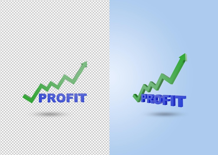 PSD 3d profit growth chart