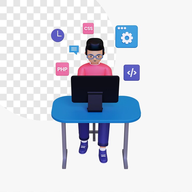 PSD 3d-programmierung mit programmiersymbolen