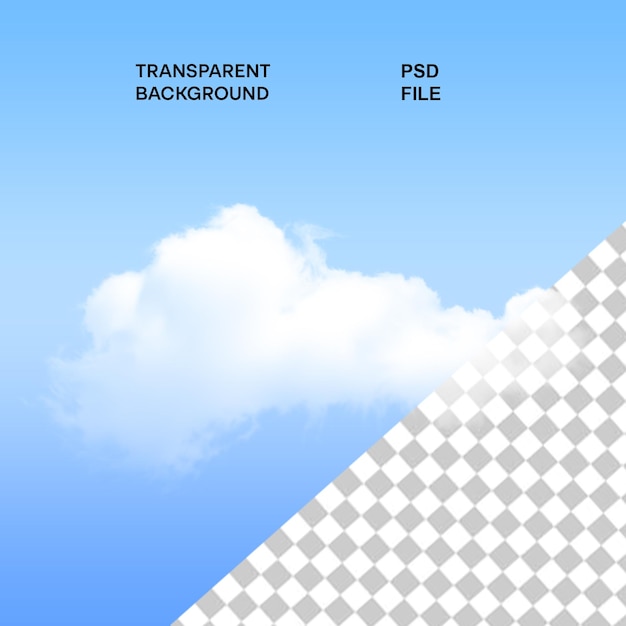 3d realistic overlay clouds isolated on transparent background Real transparency effect