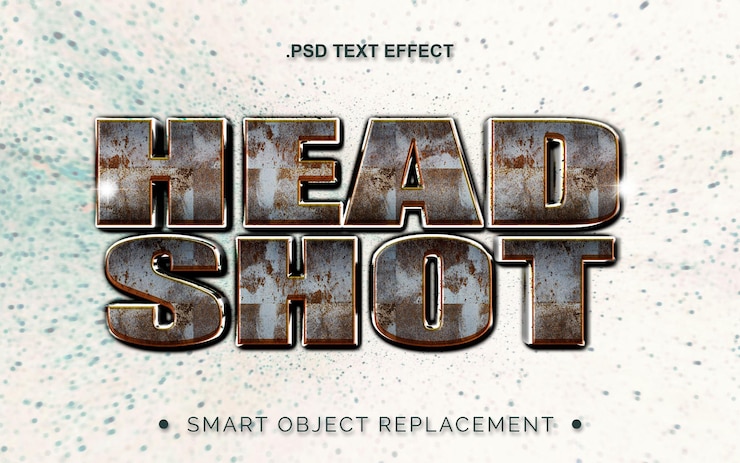 PSD 3d realistic text effect for movie and cinematic title