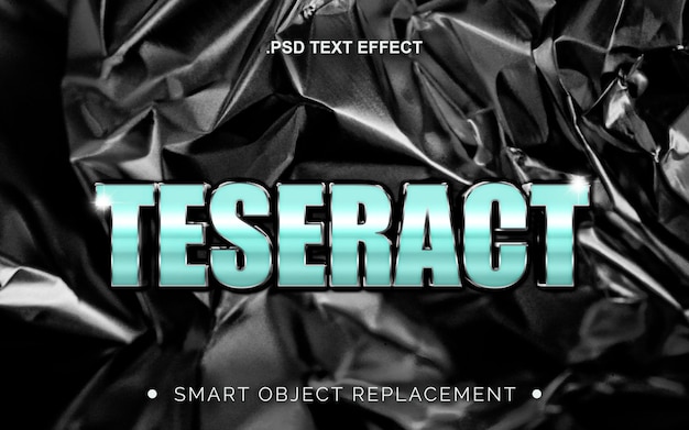 3d-realistischer Chrom-Metall-Text-Effekt