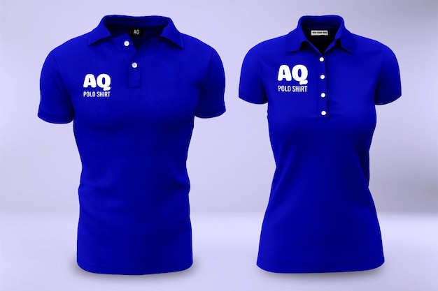 3d-realistisches polo-modell isoliert