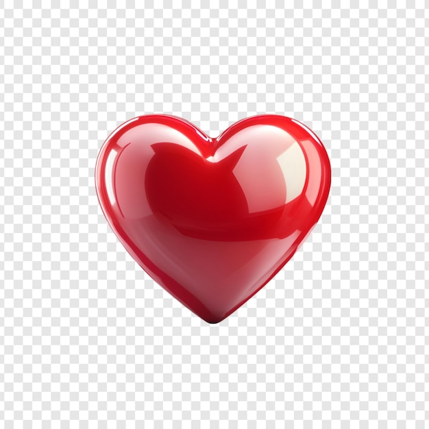 3d red heart