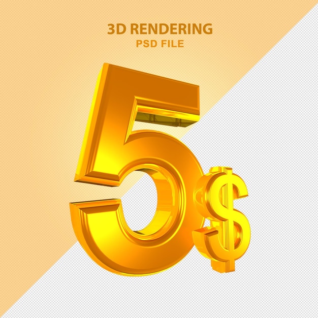 3D Redering dorado