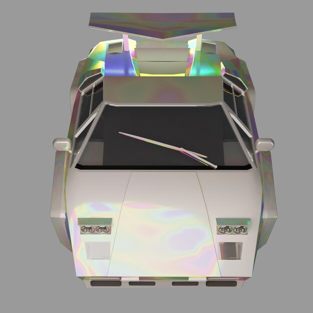 3D rendant la forme transparente avec l'objet