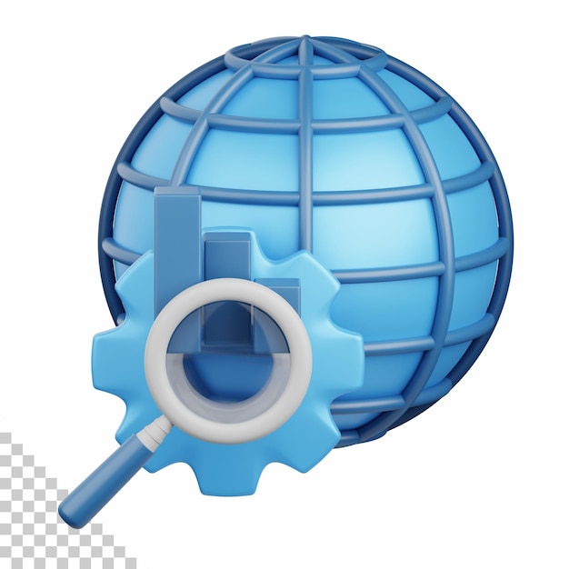 3d rendant l'optimisation globale isolée utile pour l'optimalisation d'internet du site web SEO et d'autres