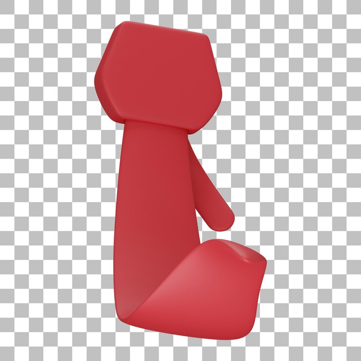 PSD 3d render aislado de icono de lazo psd