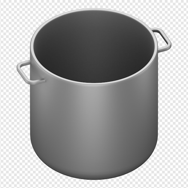 3d render aislado de icono de pan psd