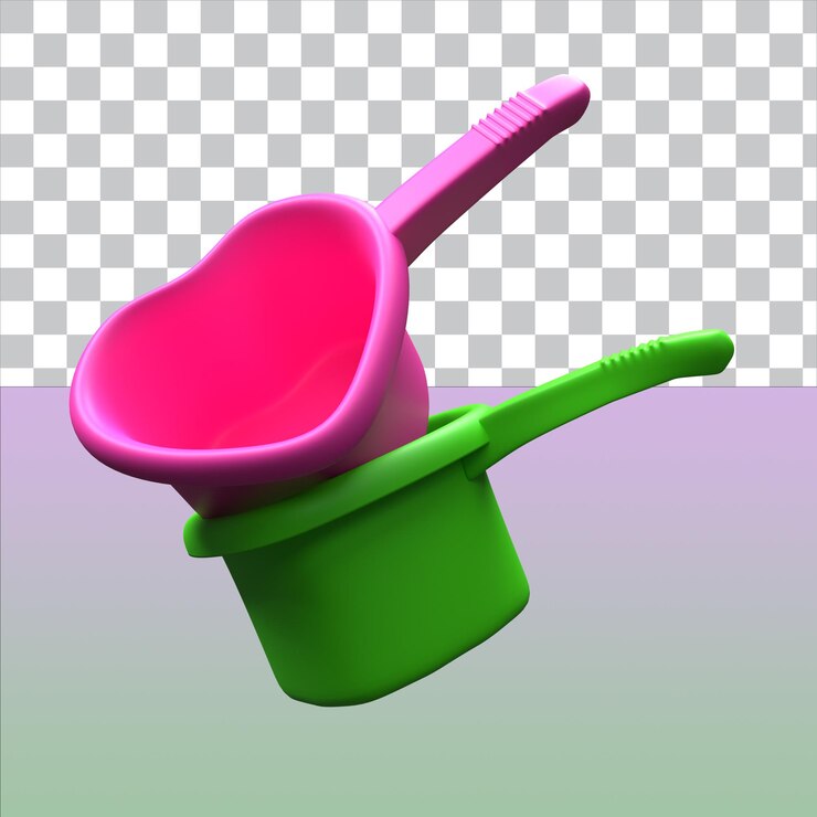 3D Render Amore Gayung Isolato