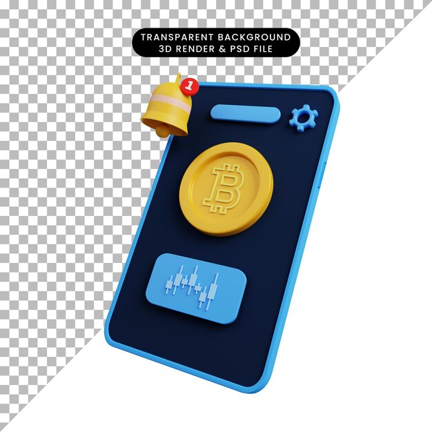 3d-render-bitcoin-smartphone