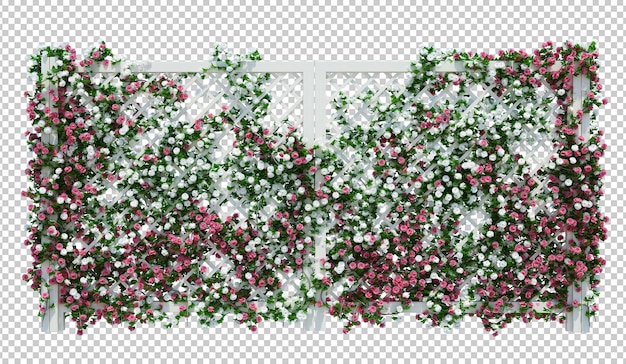 PSD 3d render brush tree isoliert