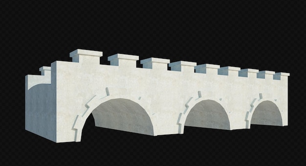 3d Render Building Structure Isolated