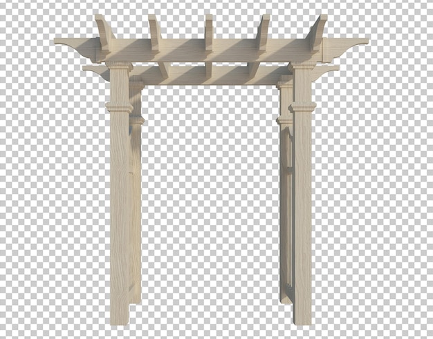 3d render building structure isolated