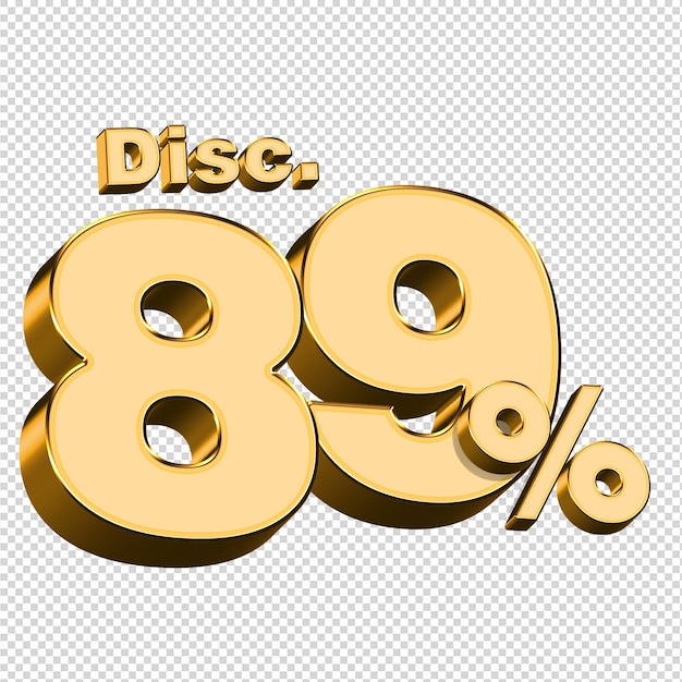 3D Render descuento 89 por ciento
