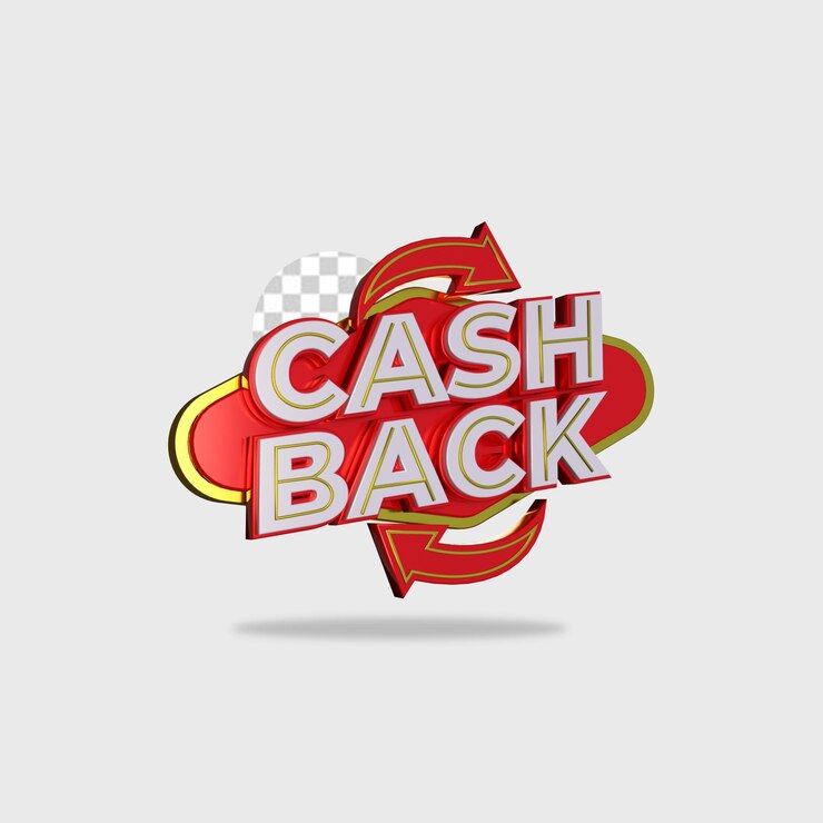 PSD 3d render design de devolução de dinheiro