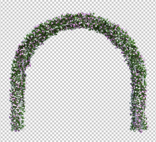 3D-Render-Efeu-Pflanzen isoliert