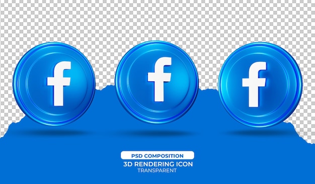 3d-render-facebook-symbol