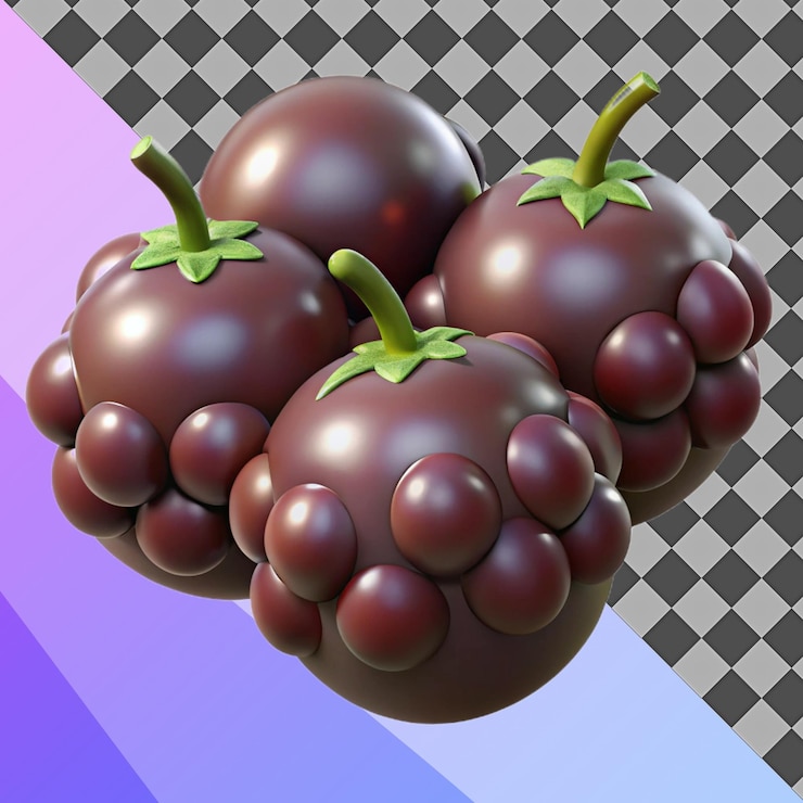 PSD 3d-render für die darmbärchen-illustration