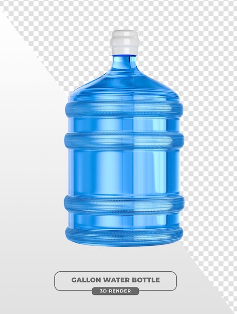 3D-Render für eine Gallon-Wasserflasche