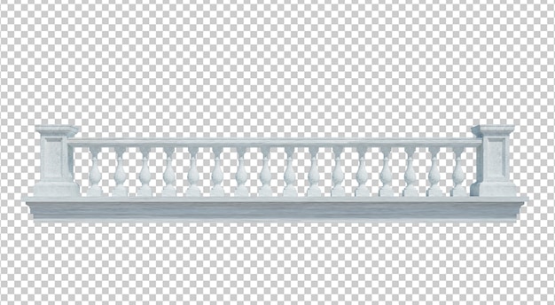 3D-Render-Gebäudestruktur isoliert