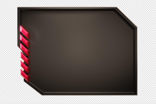 3d render HUD style futuriste titres d'appel Scifi tableau de bord HUD affichage des éléments de réalité virtuelle