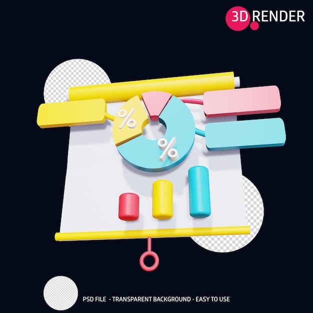 3D-Render-Icon-Präsentation 14
