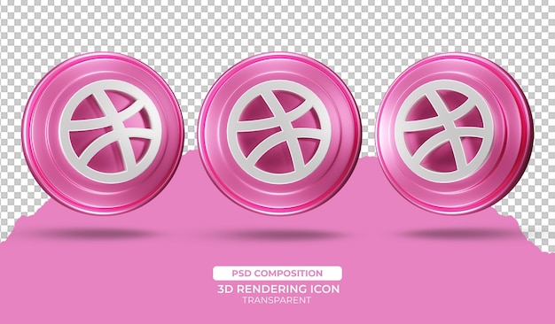 3d render icono de regate