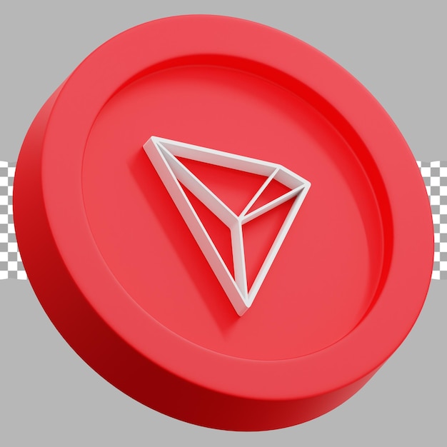 3D-Render-Illustration des Krypto-Logos