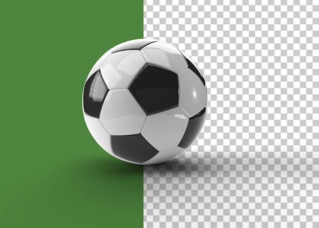 3D Render Ilustração de Futebol, Bola de Futebol