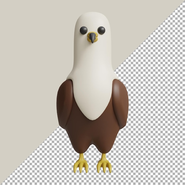 3d render ilustración animal dibujos animados