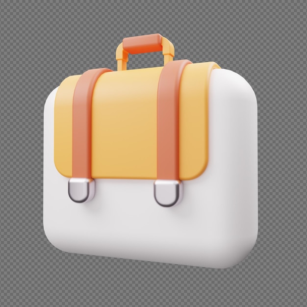 3D Render ilustración de objetos con fondo transparente