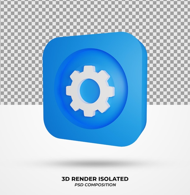 3d render isolated icon